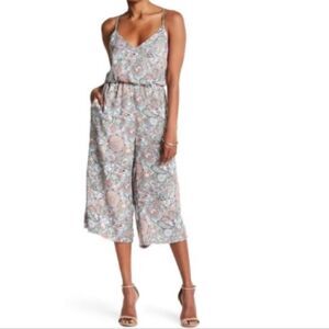 Cupcakes and Cashmere Gayle Paisley Jumpsuit Size